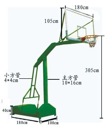少儿篮球架的高度和标准尺寸是多少？